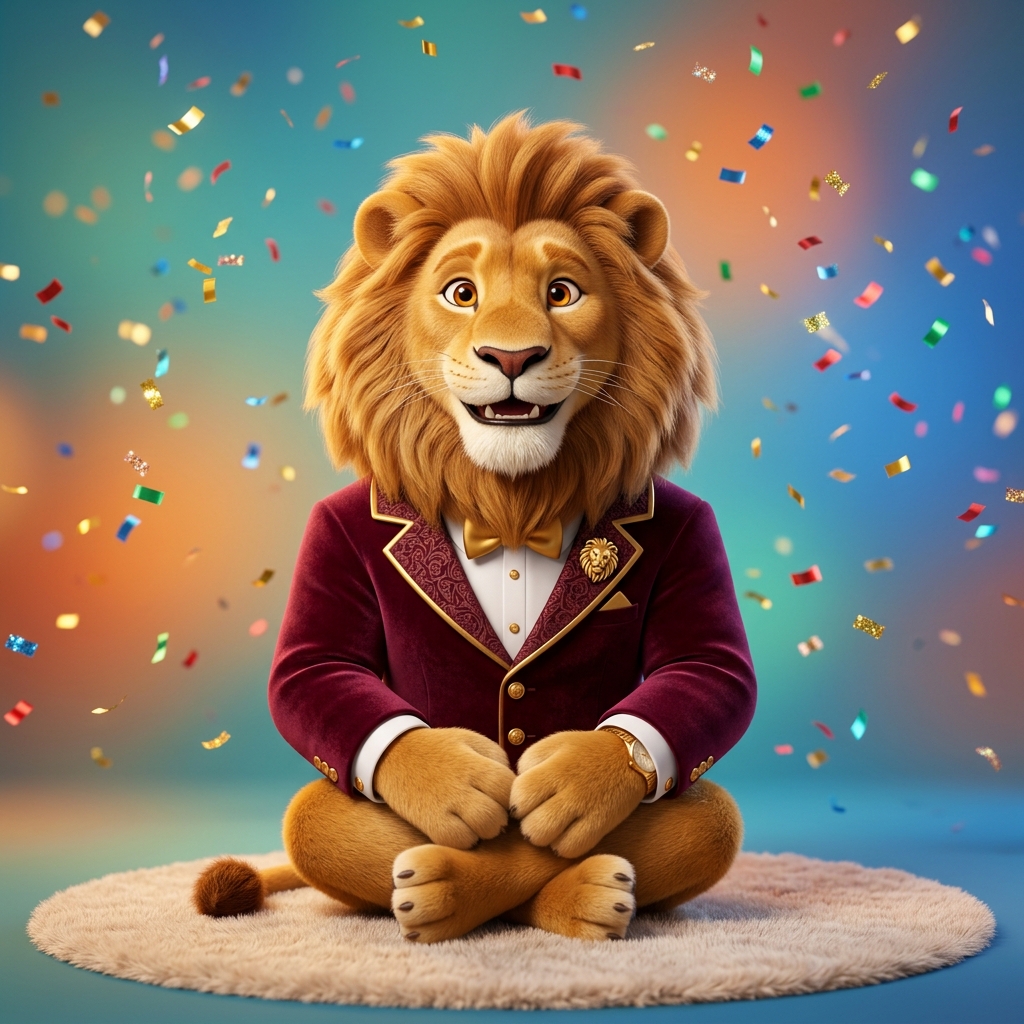 Warrior Lion Mascot